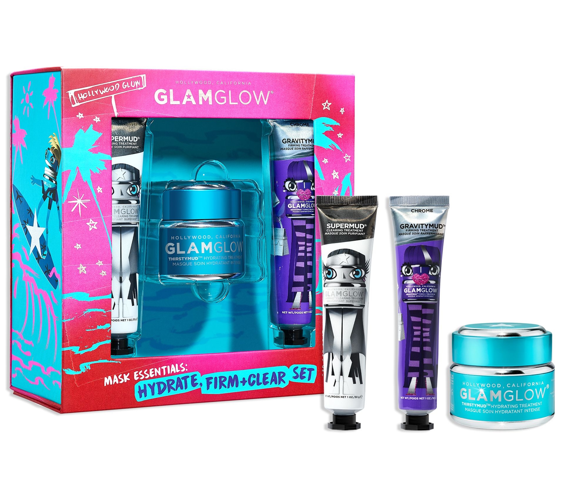 **特價** glamglow hydrate, firm + clean 面膜超值套裝