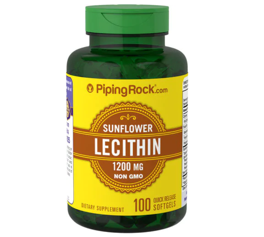 【Piping Rock】現貨 向日葵卵磷脂 Sunflower Lecithin 100粒 1200mg