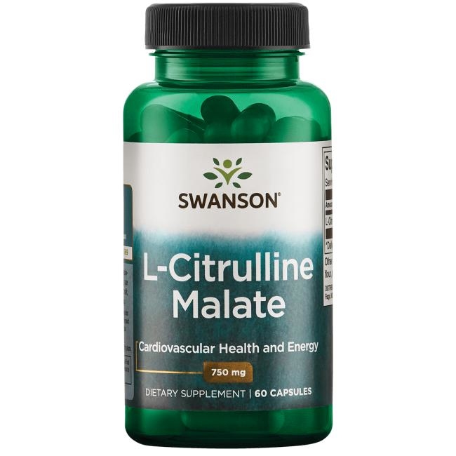 【Swanson 】瓜胺酸蘋果酸 L-Citrulline Malate 750mg 60顆