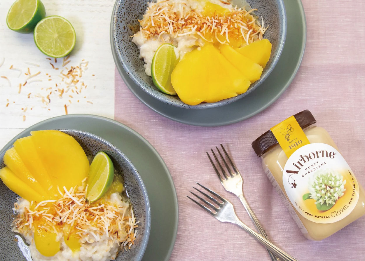 airborne,airborne honey,honey,蜂蜜,蜜糖,紐西蘭蜂蜜,芒果糯米飯