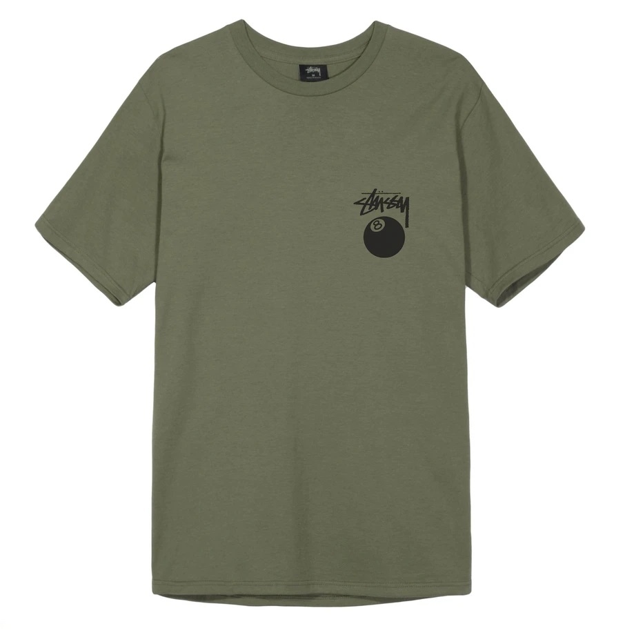 [現貨] STUSSY 8 BALL PIGMENT TEE OLIVE