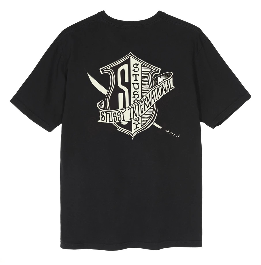 [現貨] STUSSY COAT OF ARMS TEE BLACK