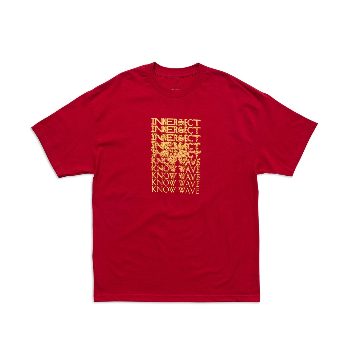 KNOW WAVE X INNERSECT 字體 漸變 短袖