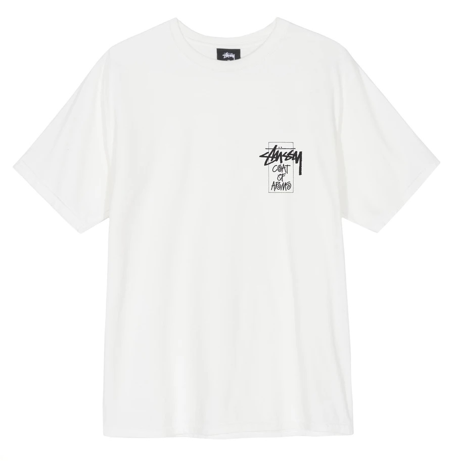 [現貨] STUSSY COAT OF ARMS TEE NATURAL