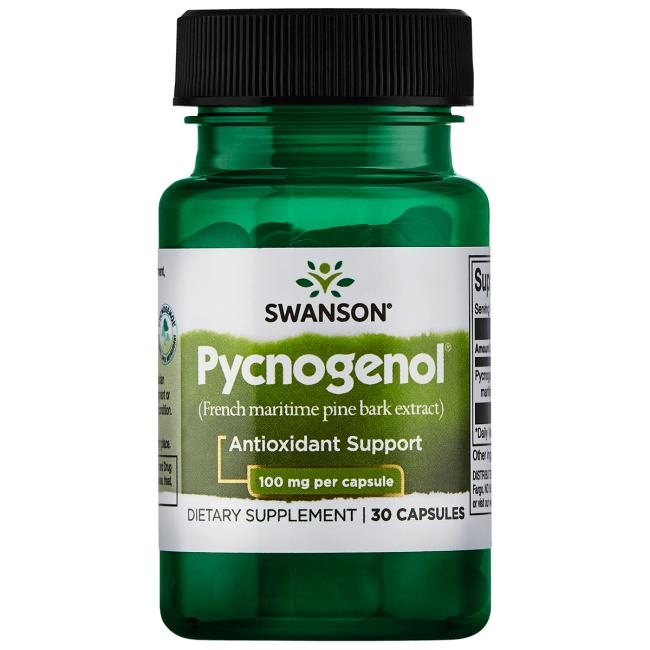 【Swanson 】碧蘿芷 Pycnogenol 100mg (法國濱海松樹皮菁華萃取) 30顆