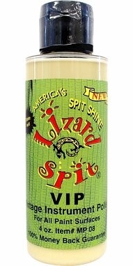 美國 LIZARD SPIT VIP MP08 樂器 拋光 保養蠟 軟漆 蟲漆 老琴 專用 4oz