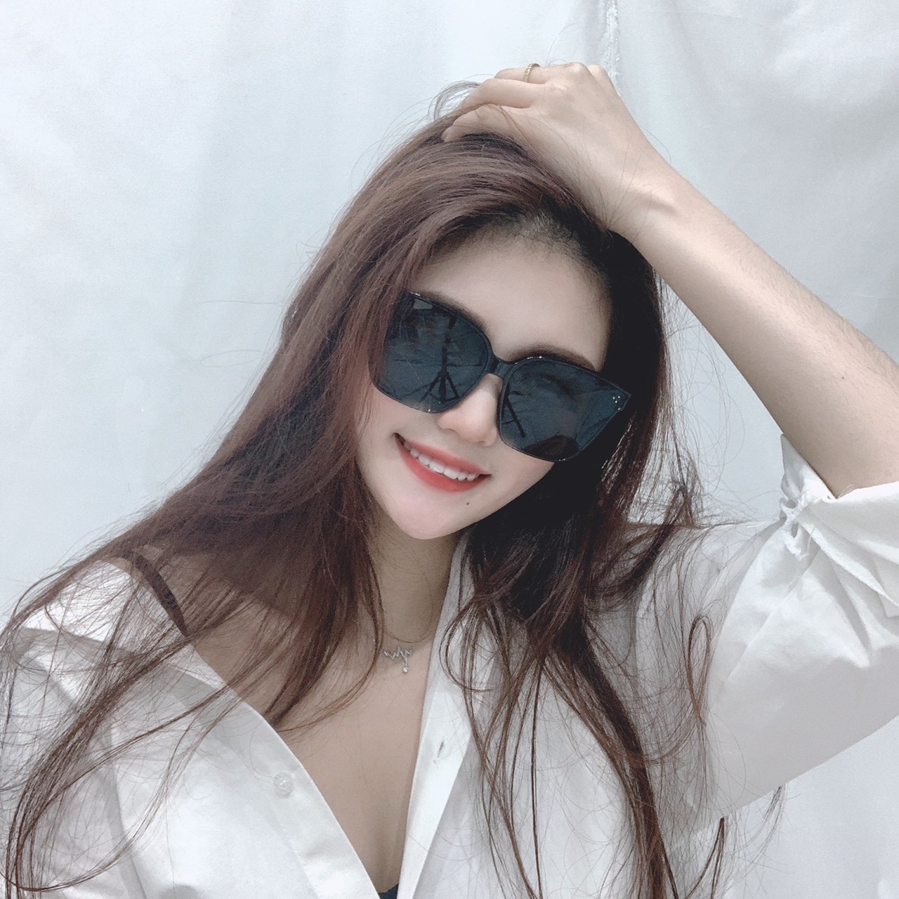 尹世理款S0139153金屬三點墨鏡/三色/人氣韓劇愛的迫降