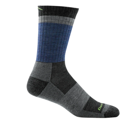 DARN TOUGH 1924 HEADY STRIPE MICRO CREW LIGHT CUSHION 男登山健行羊毛襪