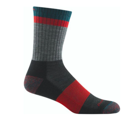 DARN TOUGH 1924 HEADY STRIPE MICRO CREW LIGHT CUSHION 男登山健行羊毛襪