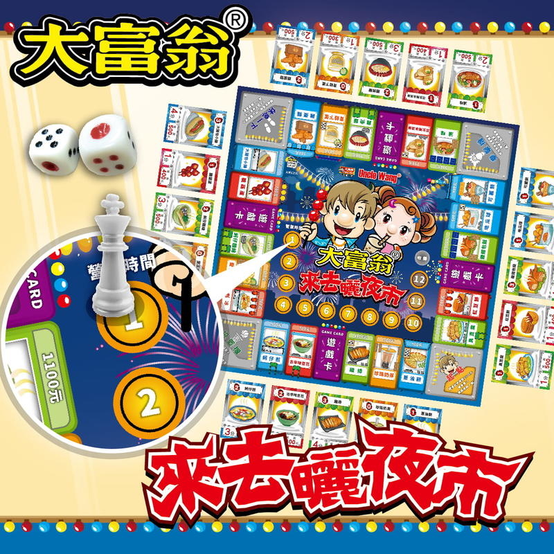 大富翁 來去曬夜市 繁體中文版
