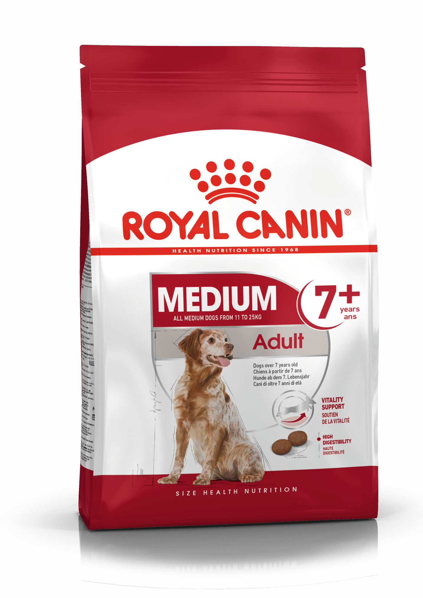 Royal Canin  Medium Adult SM25- 4kg/15kg