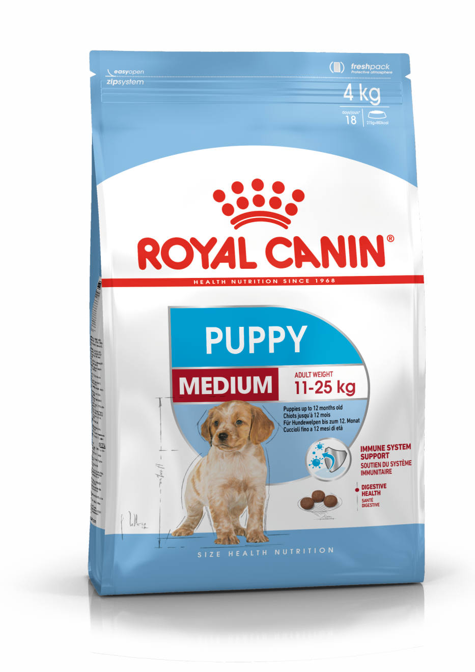 Royal Canin 中型幼犬配方  4kg/15kg