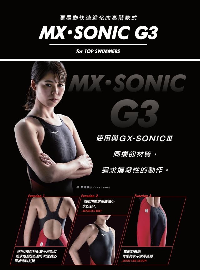 MIZUNO MX SONIC G3 女泳衣N2MG871227