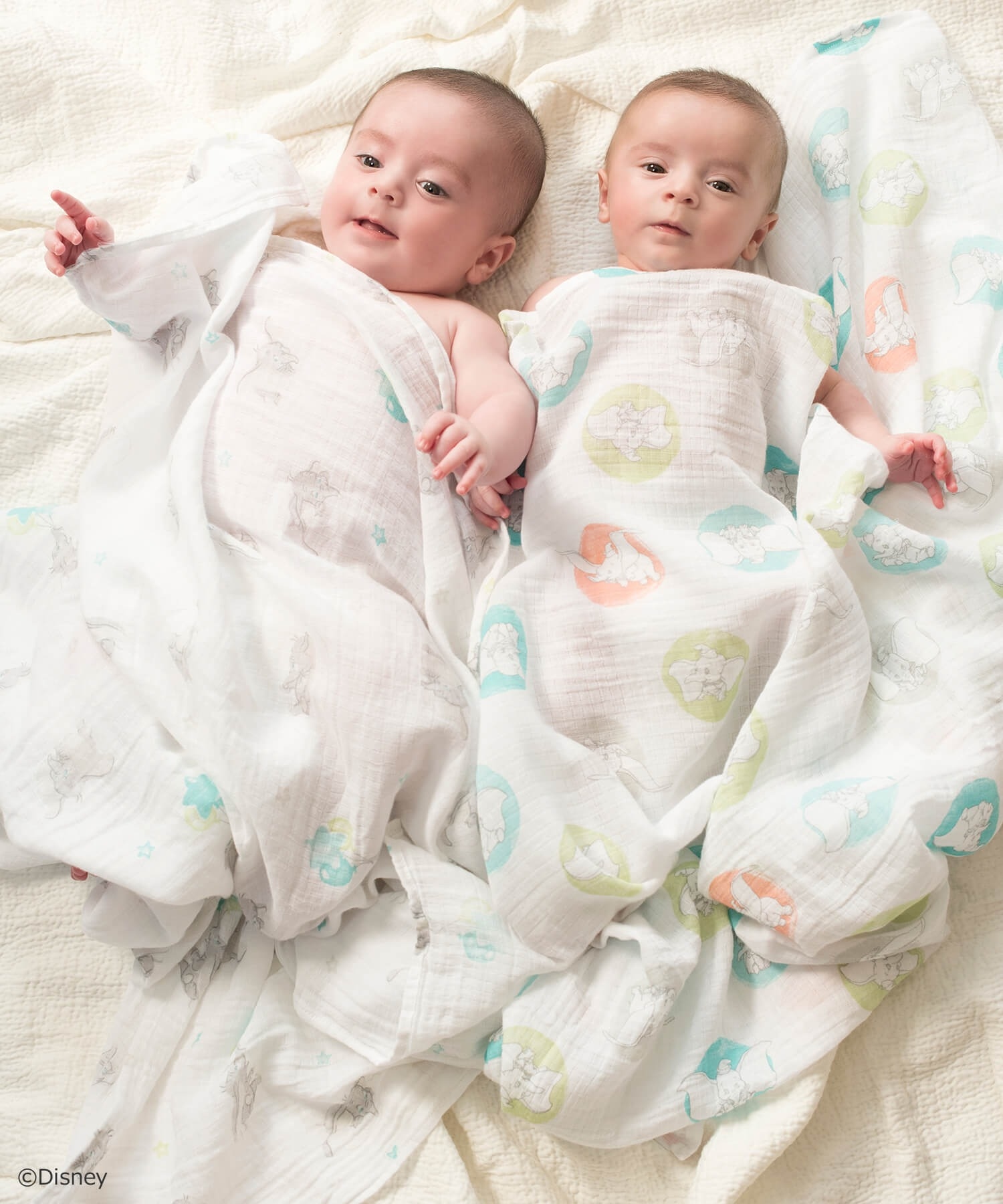 Aden+Anais 迪士尼經典款包巾(4入)-小飛象