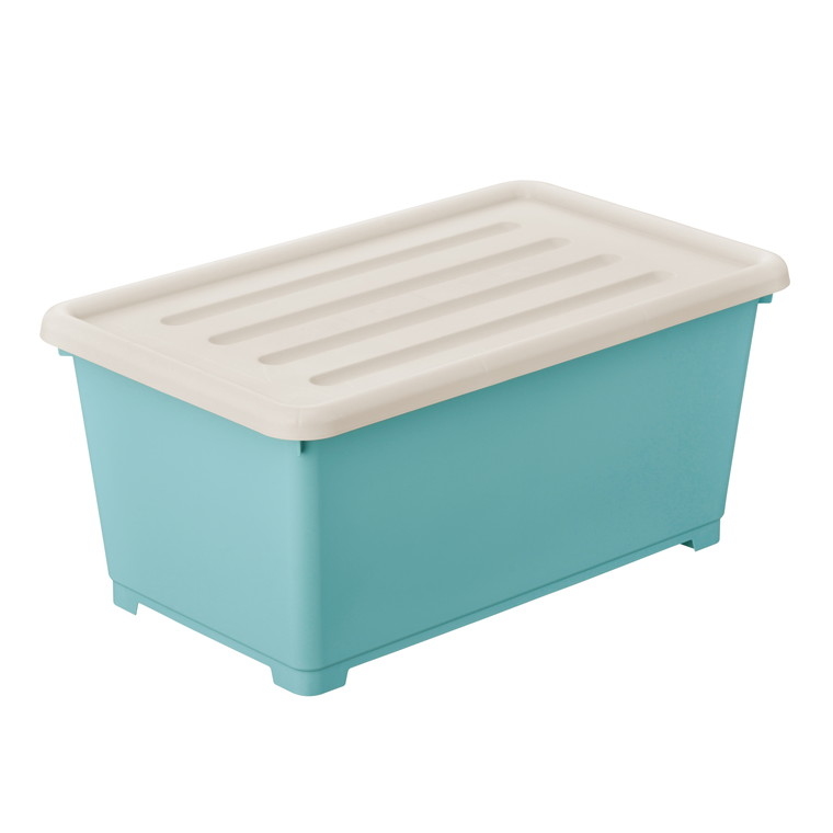 日本JEJ ASTAGE Pianta系列 莫蘭迪色系拼搭組合收納箱 深64cm