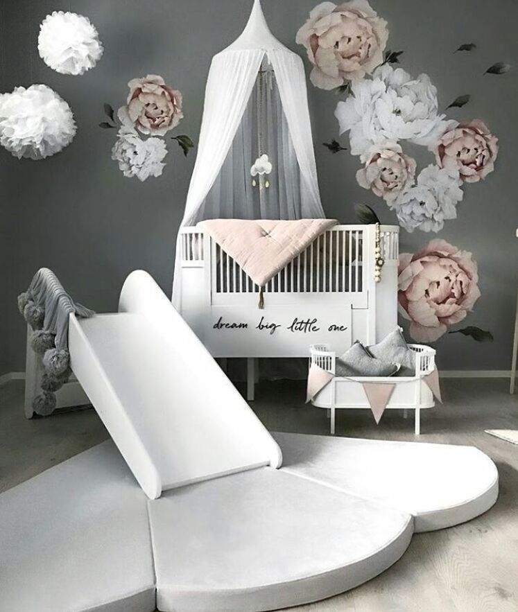 北歐小花瓣遊戲墊