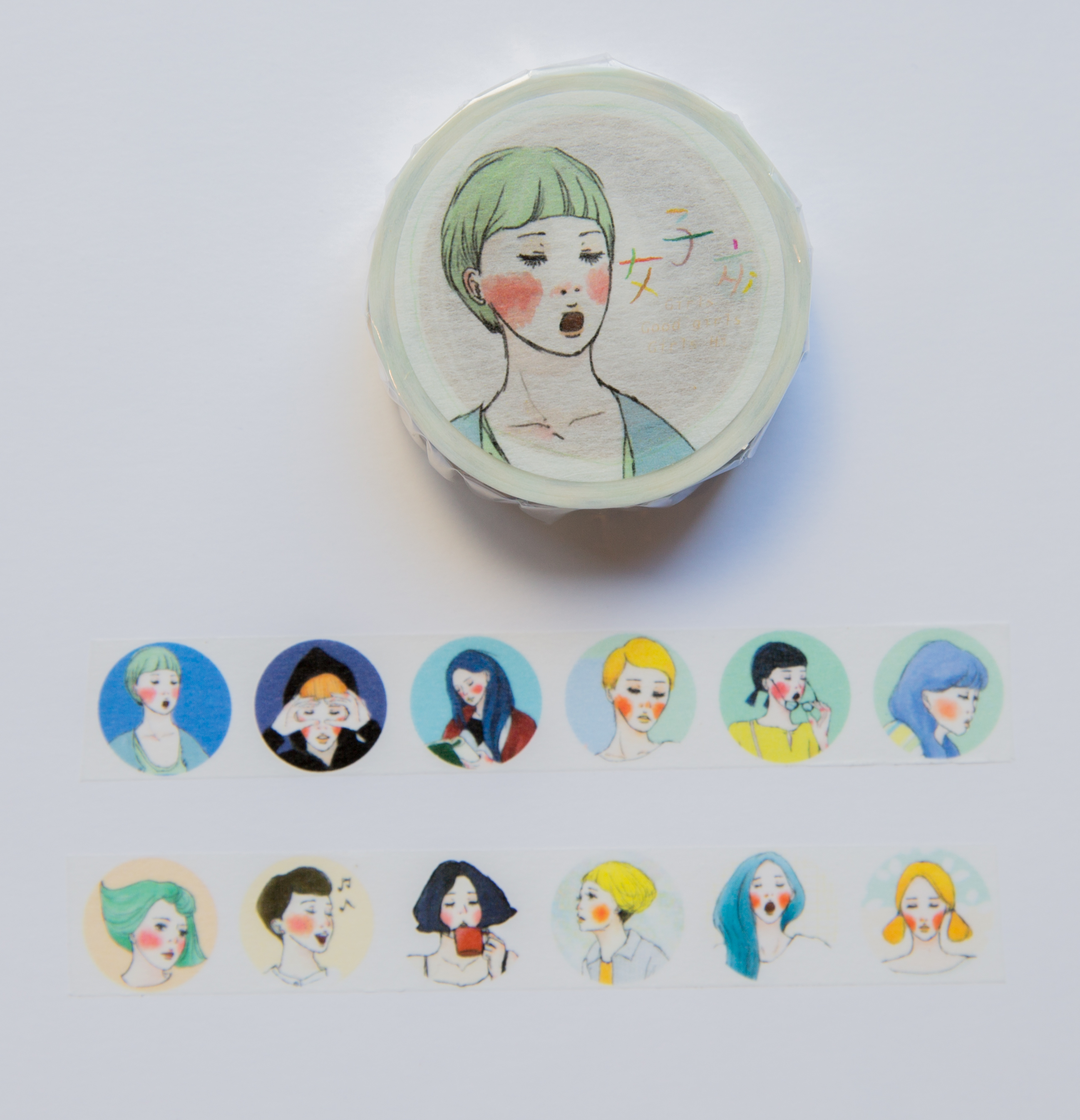 女子亥紙膠帶 女孩圈圈站｜甜蜜生活