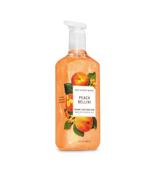 【Bath & Body works】洗手乳 ( 乳液型 )  PEACH BELLINI 貝里尼水蜜桃 259mL