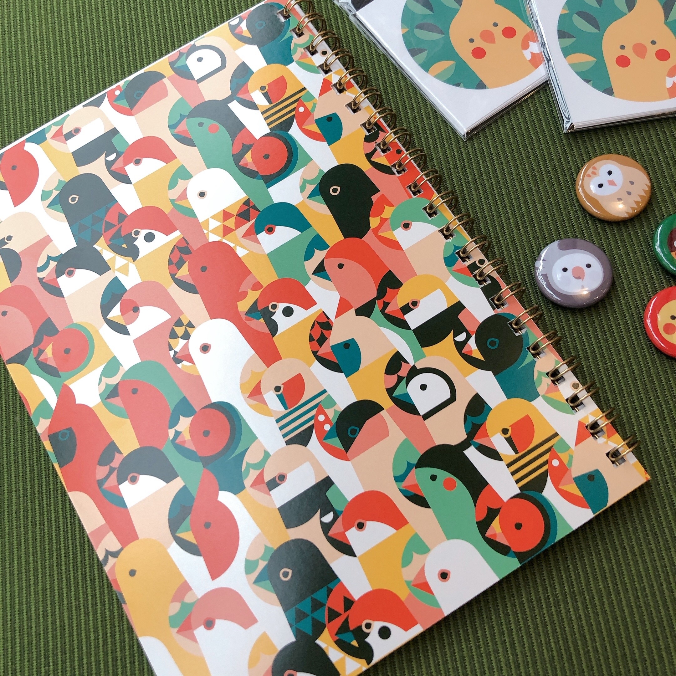 Kotori Tachi 小鳥線條筆記本