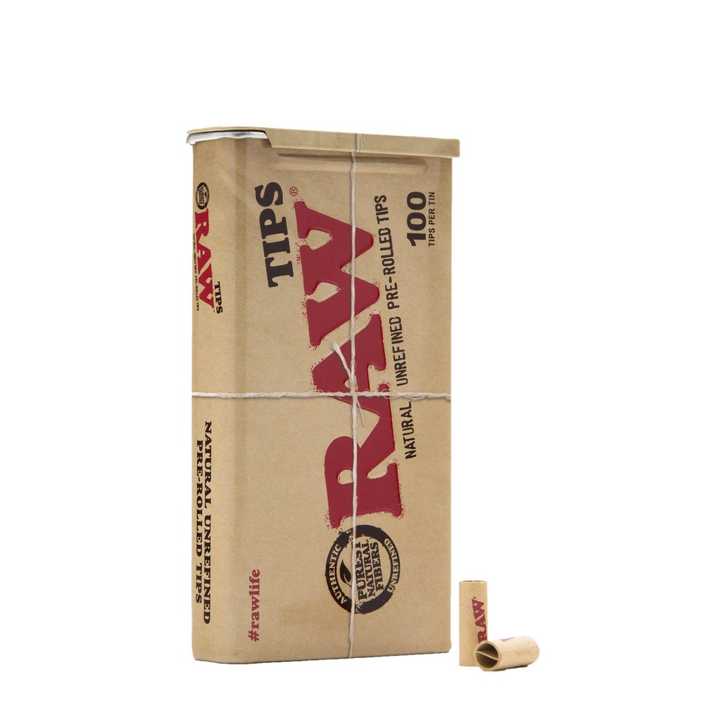 🇪🇸RAW - Pre-Rolled Tips Tin 預捲濾嘴 （100入）