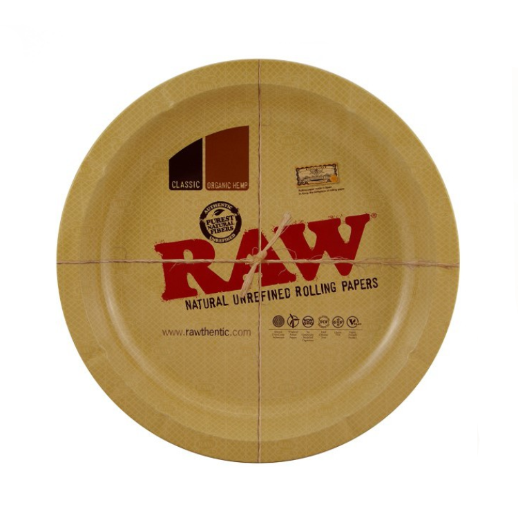 🇪🇸RAW - Large Round Metal Tray 捲煙盤