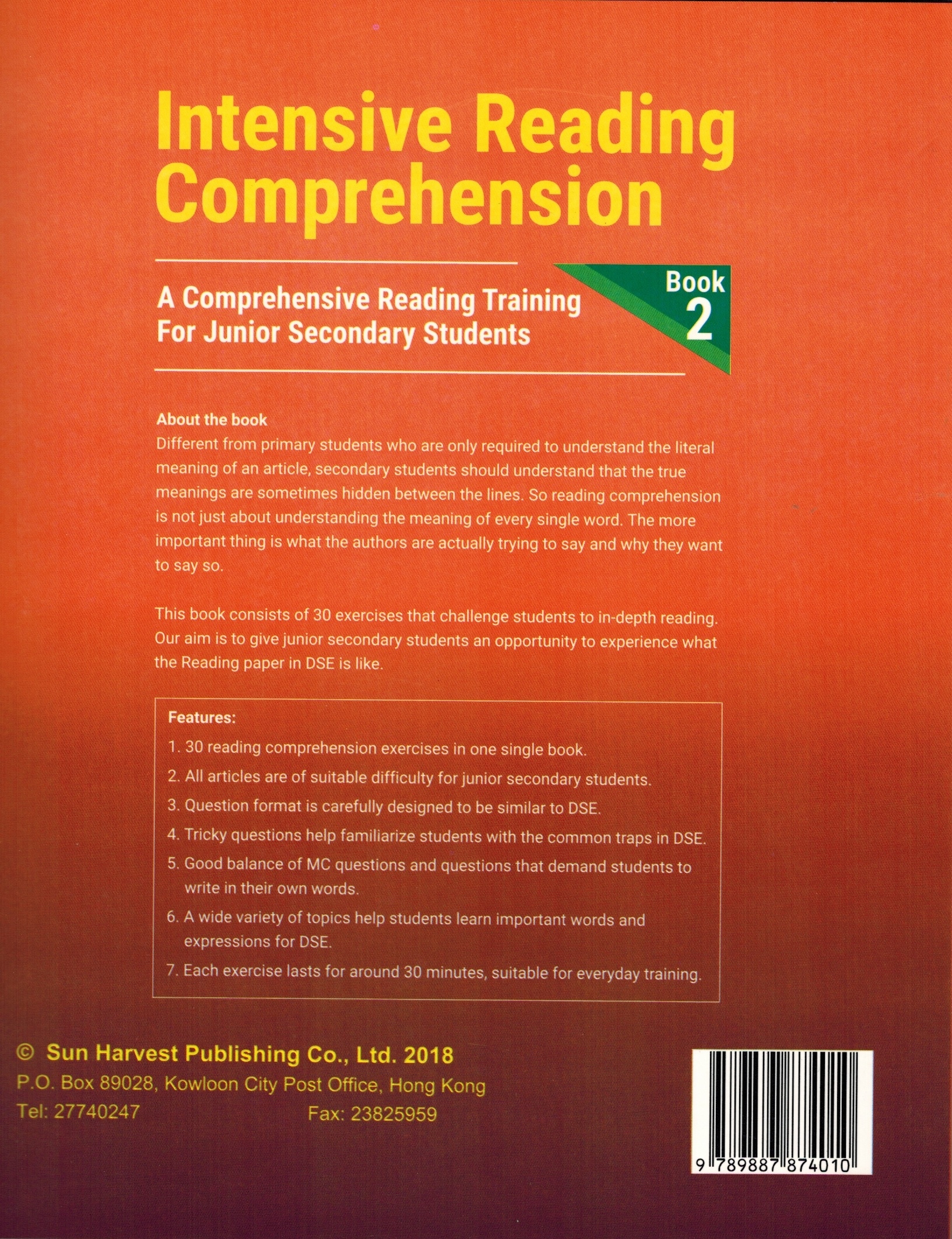 Intensive Reading Comprehension Book 2 (w/ Detailed Ans)