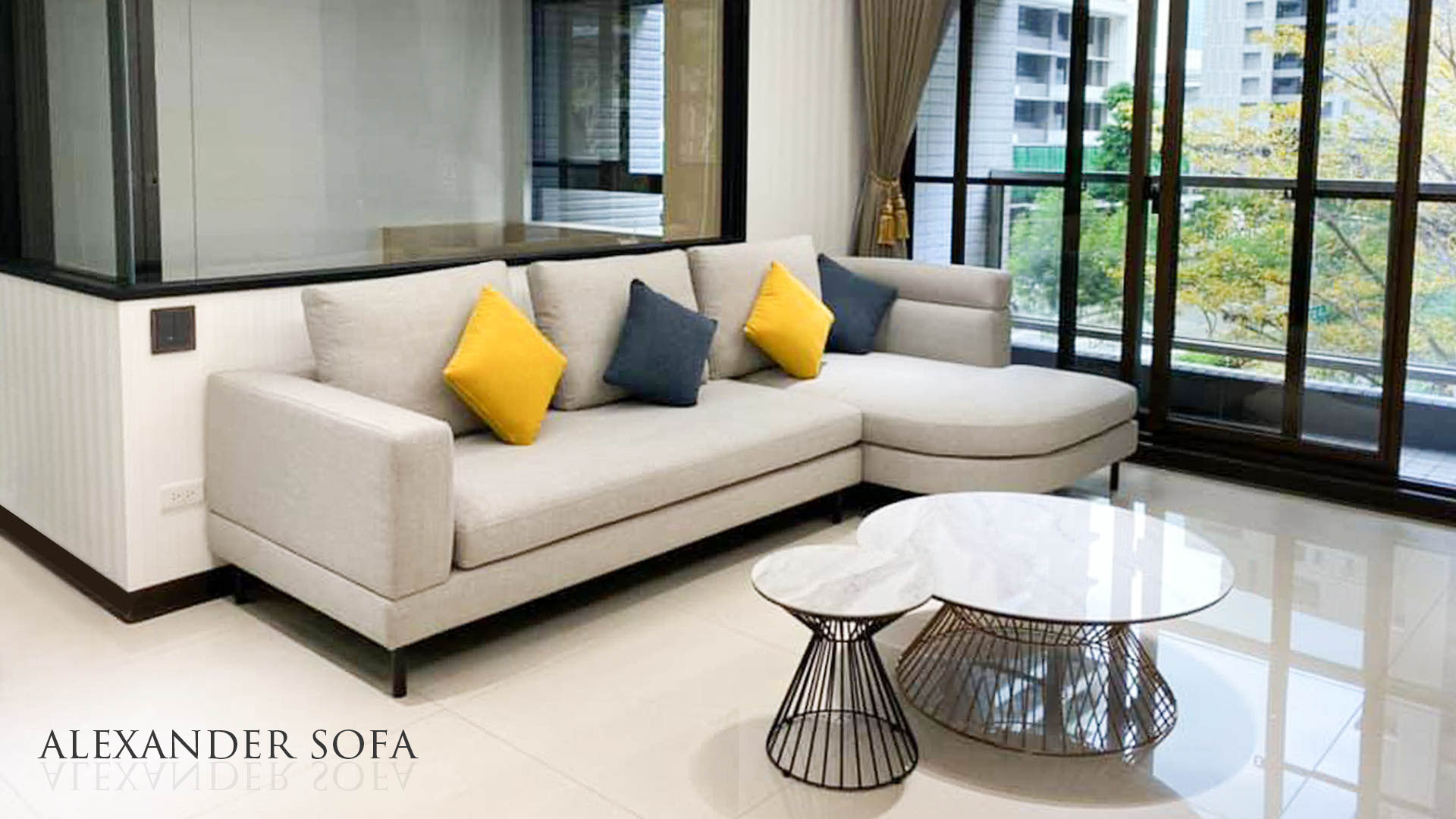 亞力山大L型沙發