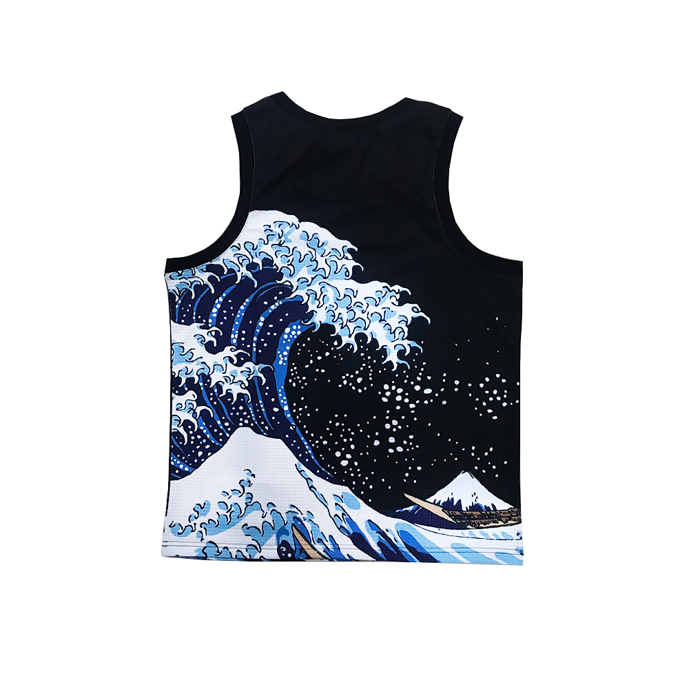 XCTRL 浮世繪海浪球衣-黑