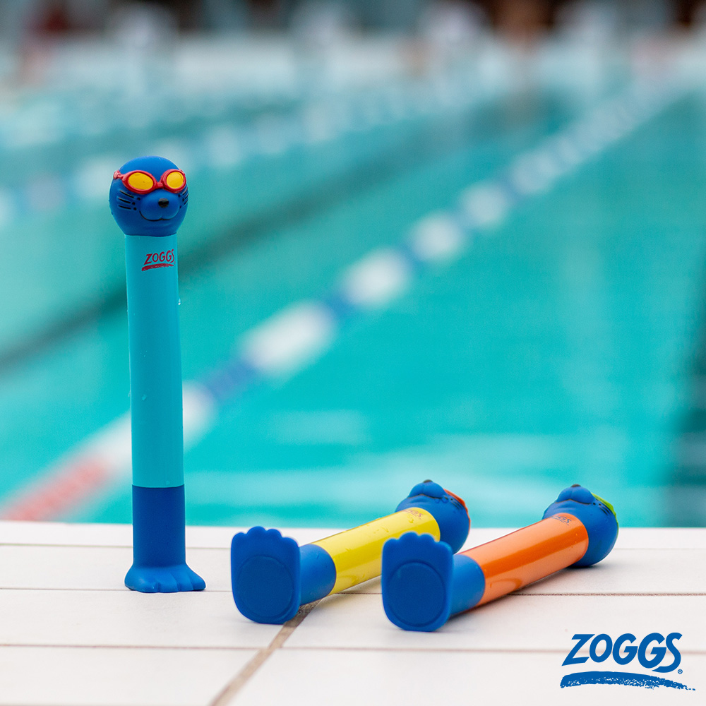 ZOGGS 小海豹戲水玩具棒組(3入)