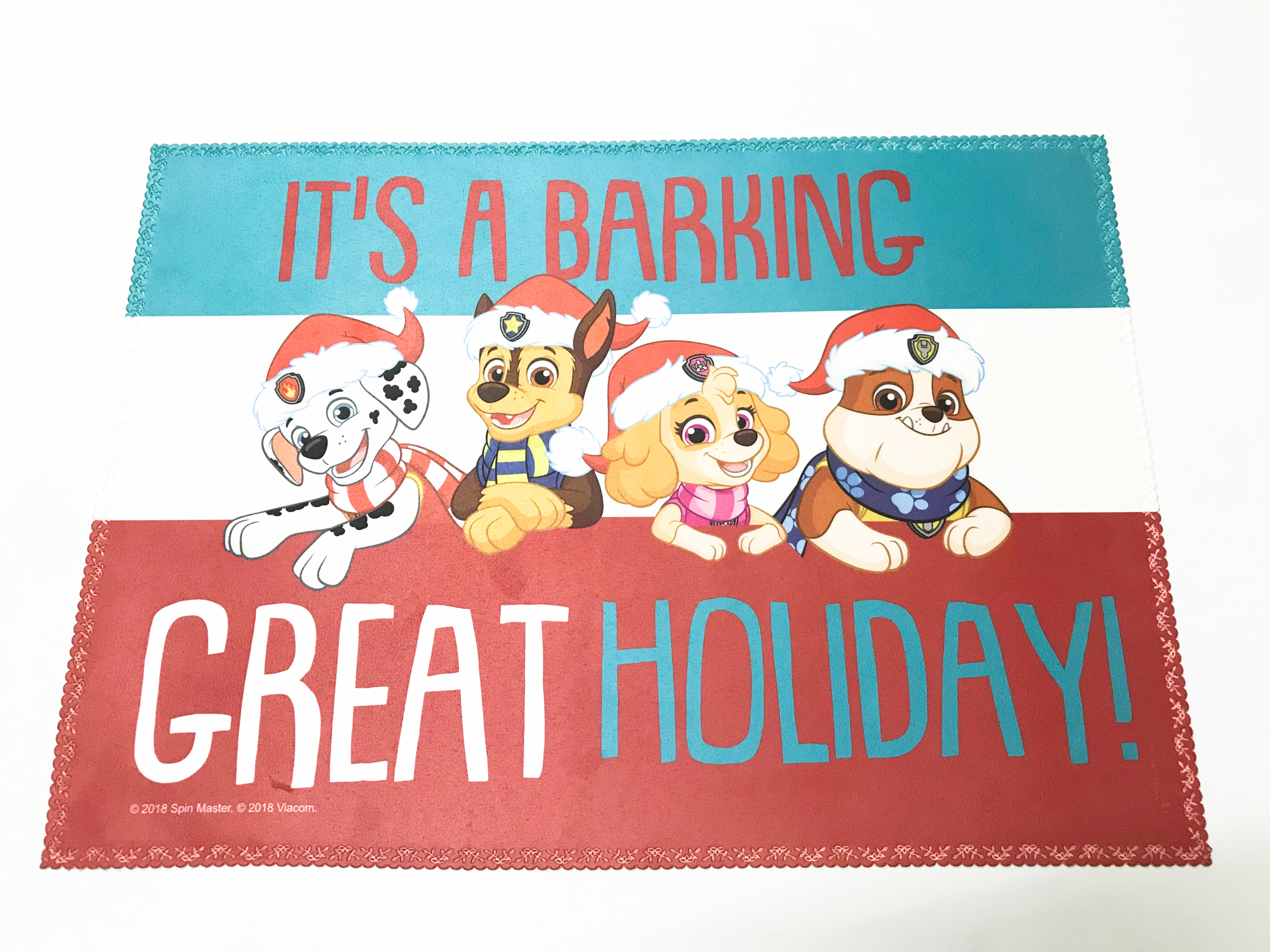 汪汪隊立大功萬用墊-聖誕B款