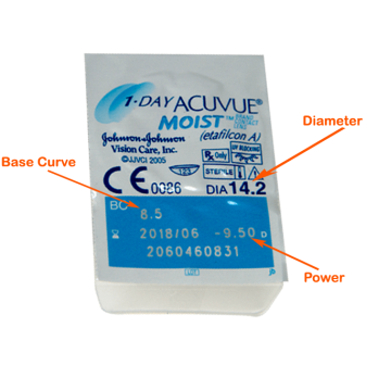 強生 Acuvue 1-Day ACUVUE MOIST (TRANSPARENT 透明) 日拋 30片