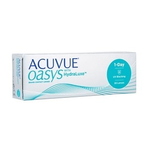 強生 Acuvue 1-Day OASYS WITH HYDRALUXE (TRANSPARENT 透明) 近視 日拋 30片