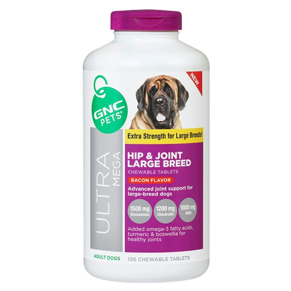 GNC Pets® Ultra Mega Hip & Joint Large Breed Dog Chewab