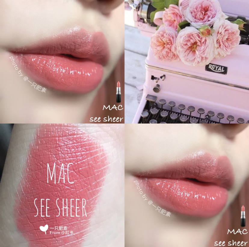 *特價* Mac - Lustre Lipstick #See Sheer 水漾潤澤唇膏