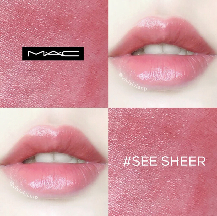 *特價* Mac - Lustre Lipstick #See Sheer 水漾潤澤唇膏