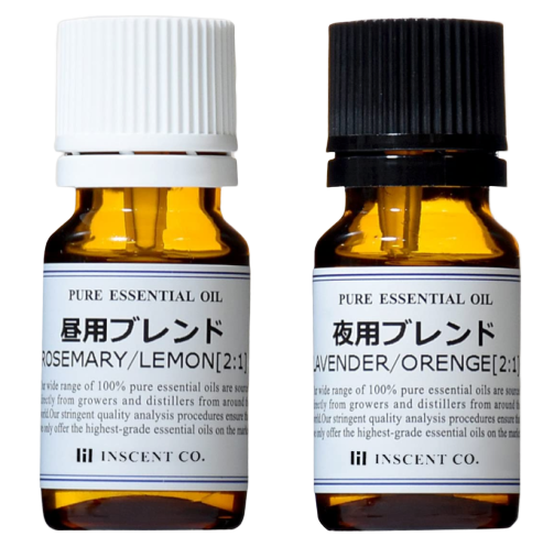 日本【Inscent Co.】日/夜間天然香薰精油配方組合 (專供認知障礙症)
