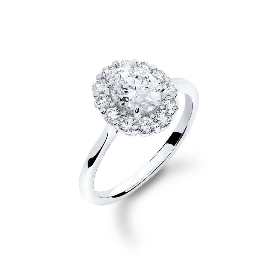 如夢之境 — GIA1克拉橢圓形鑽戒