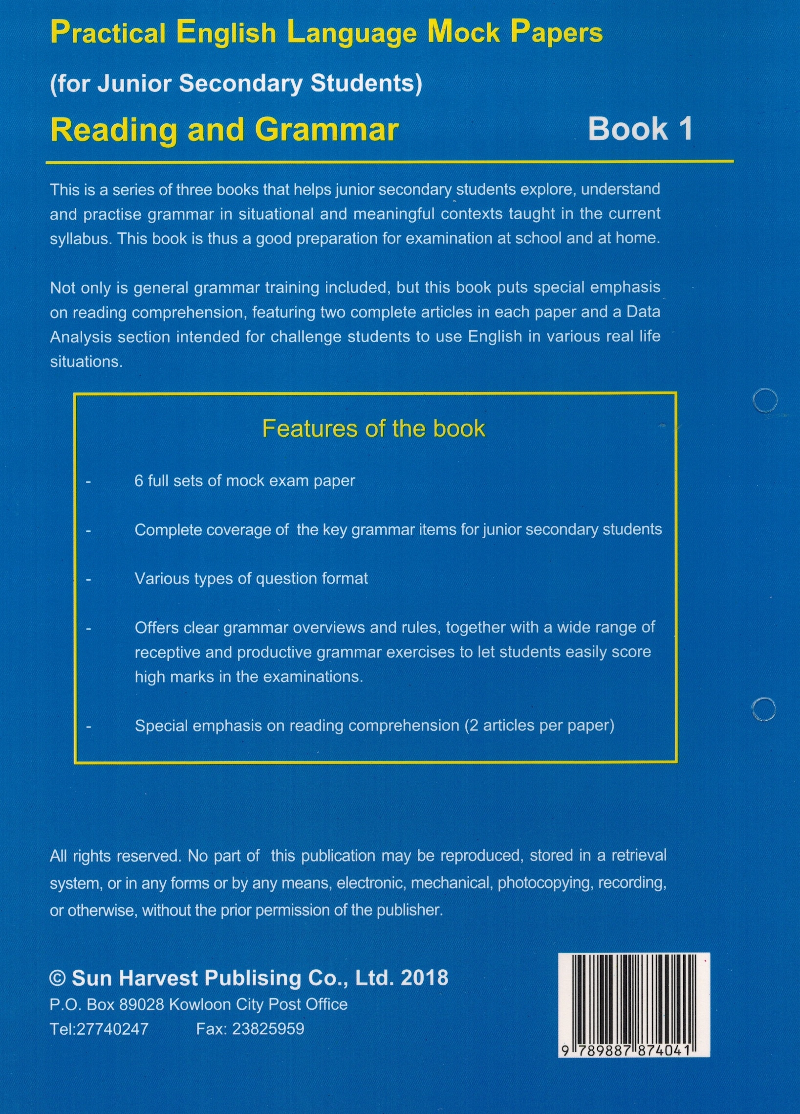 Practical Eng Lang Mock Papers for JSS (Reading & Grammar) Book 1 (w/ Detailed Answer)