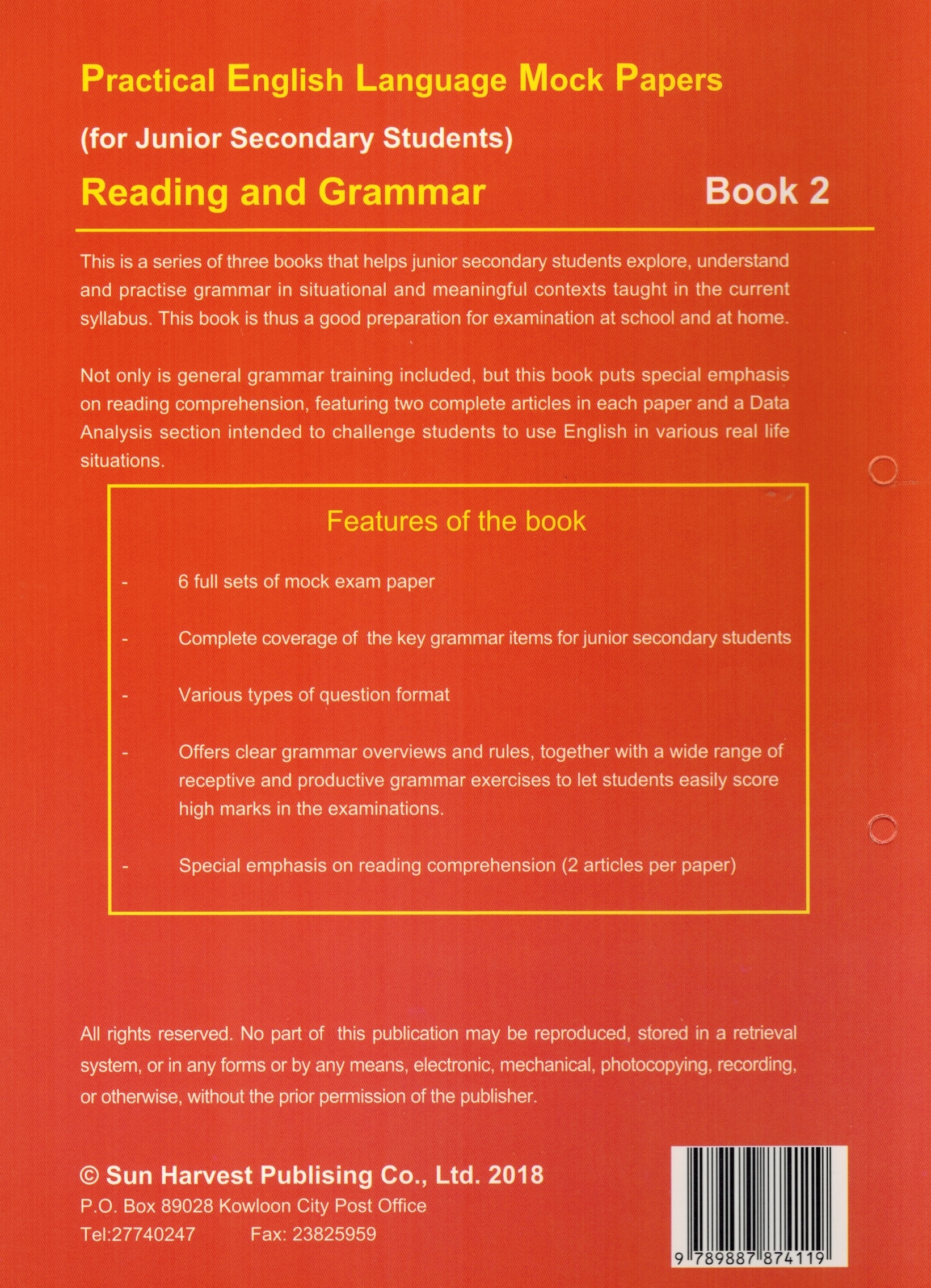 Practical Eng Lang Mock Papers for JSS (Reading & Grammar) Book 2 (w/ Detailed Answer)