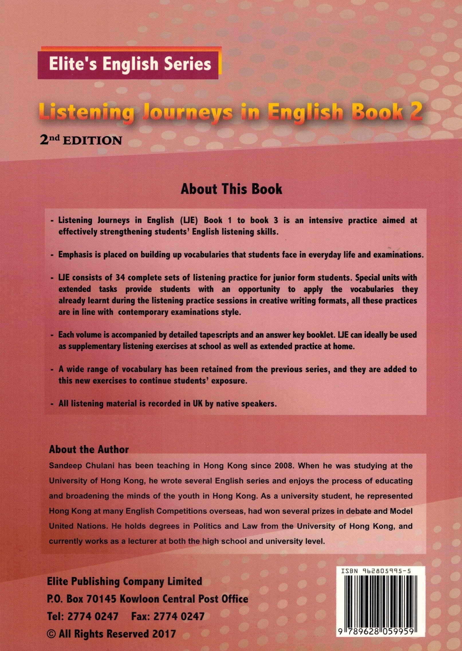 Listening Journeys in English 2 Second Edition (with 3 CDs and Ans)