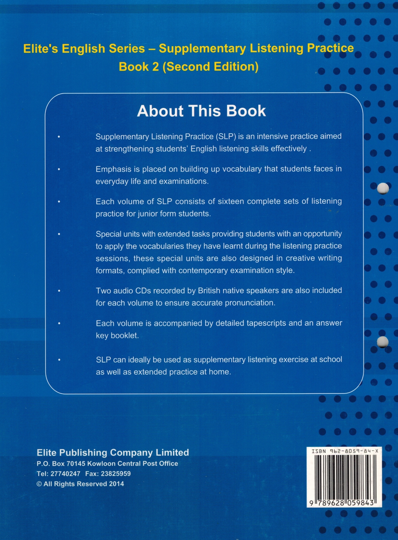 Supplementary Listening Practice Book 2 (with 2 CDs, Tapescript & Ans.) Second Edition