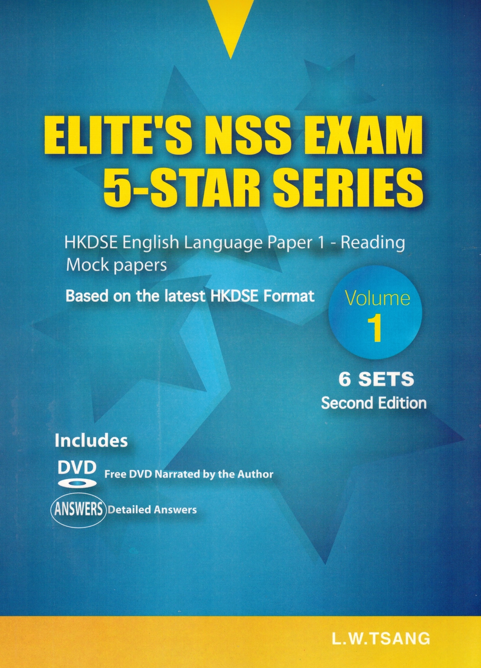 Elite NSS Exam 5-Star Series: HKDSE English Lang. Paper 1-Reading - Mock Papers Volume 1 (Set 1-6)(with DVD) (Second Edition)