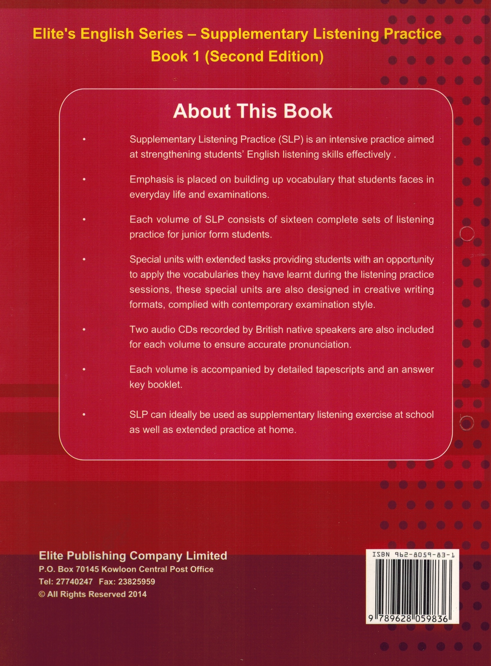 Supplementary Listening Practice Book 1 (with 2 CDs, Tapescript & Ans.) Second Edition