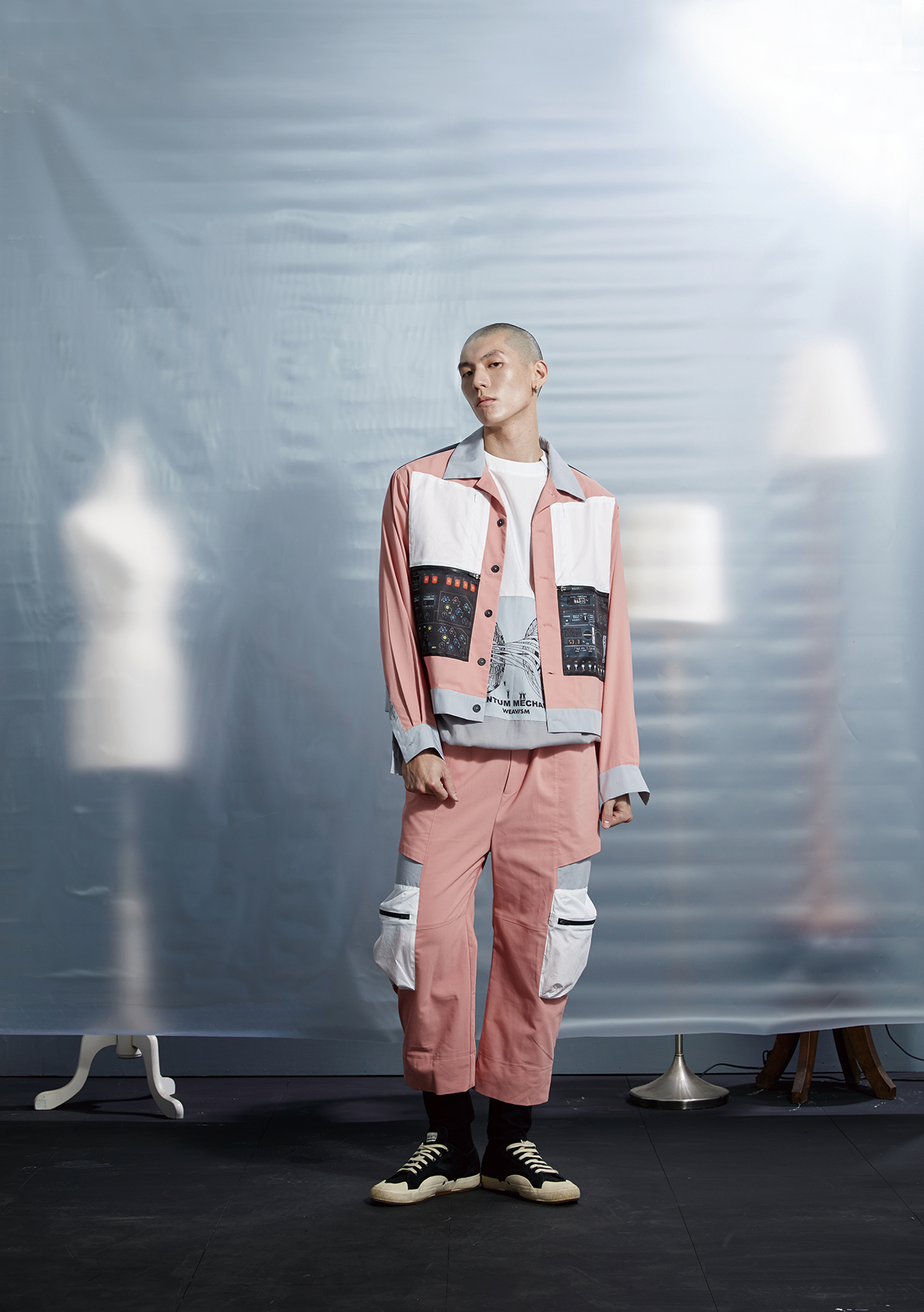 【Last 】雙層忍者褲 - 桔紅