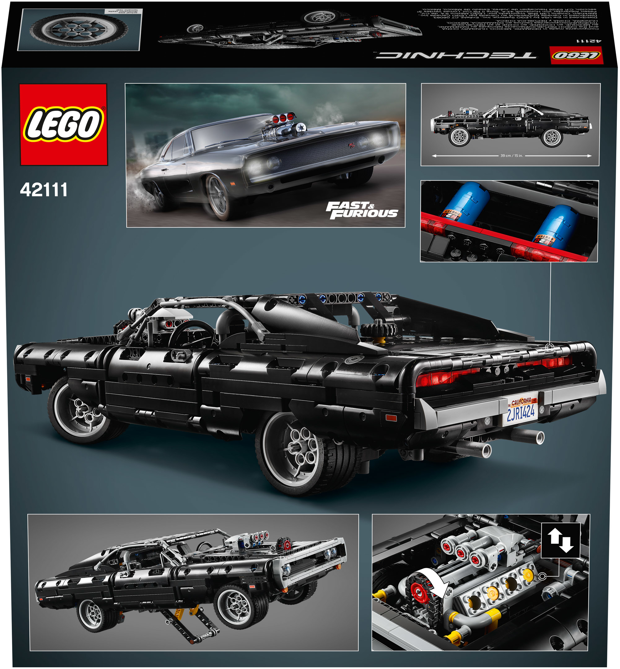 LEGO Technic 42111 Dom’s Dodge Charger 《狂野時速 Fast & Furious》