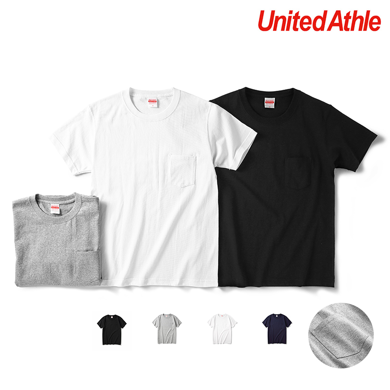 日本授權 United Athle 4253-01 7.1OZ 高磅 口袋 短TEE