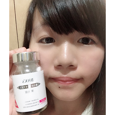 柔柔：持續食用BHK's奢光錠，膚色漸漸恢復白皙！