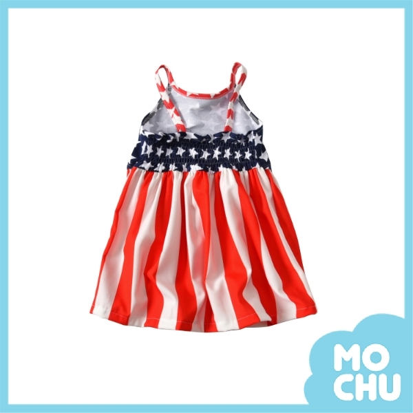 美式星星細肩小洋裝