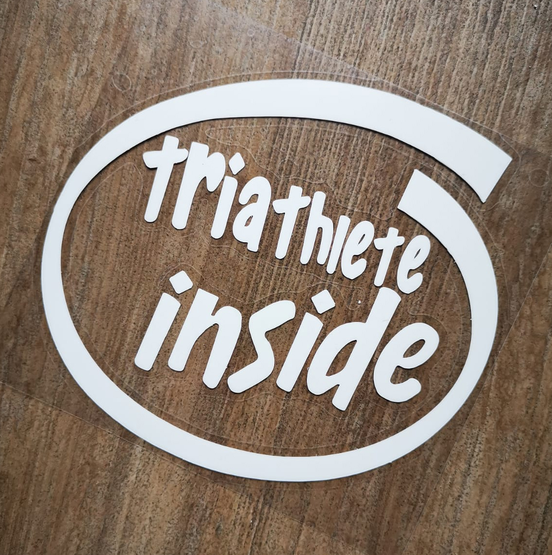 Triathlete Inside 車貼