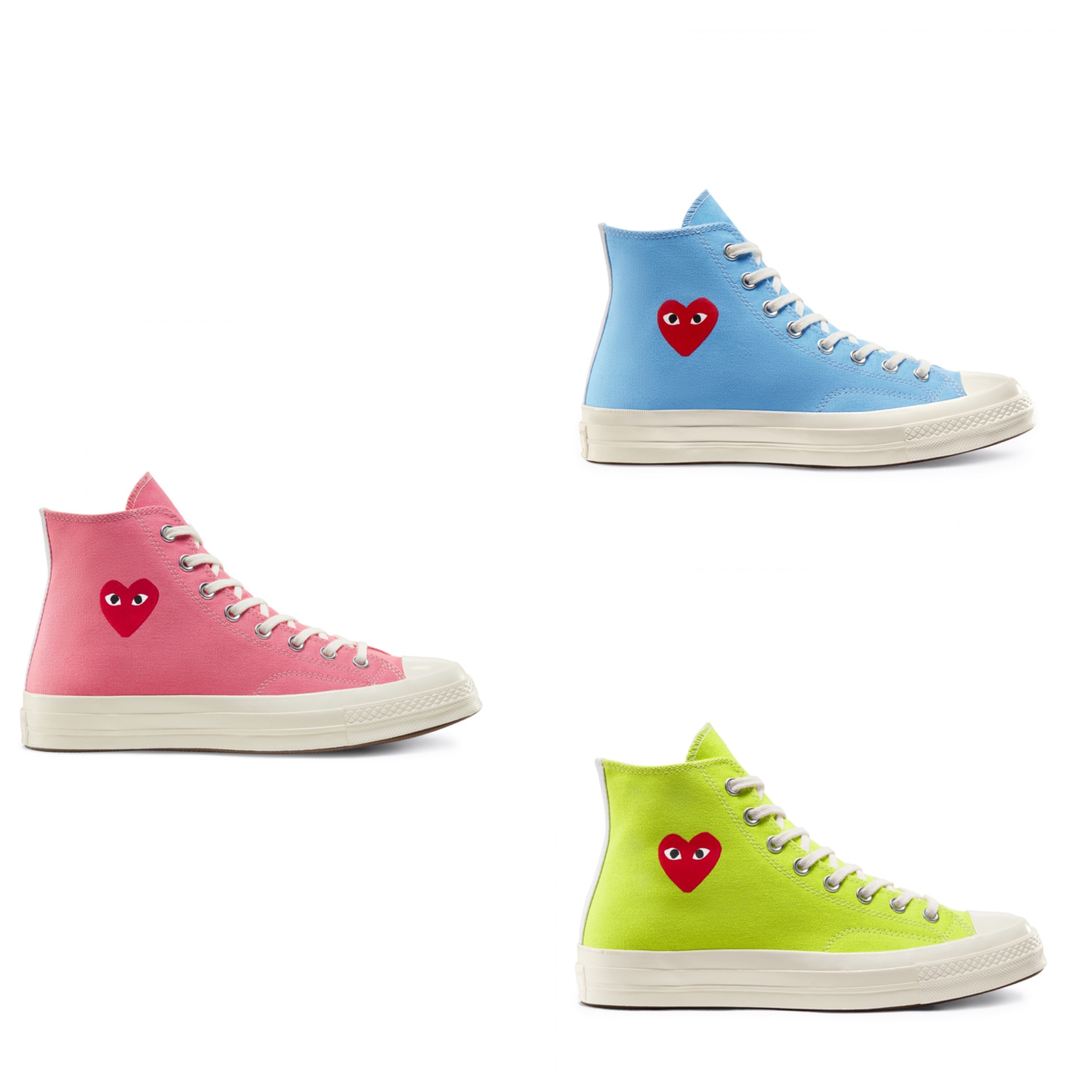 CDG x Converse Play Comme des Garcons 新款 1970 小愛心 高筒 帆布鞋